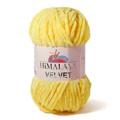 Siūlai Himalaya® Velvet 90001 baltas 100 g, 120 m. kaina ir informacija | Mezgimui | pigu.lt