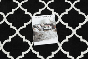 Rugsx ковровая дорожка Bcf Morad Trelis, серая / белая, 60 см цена и информация | Ковры | pigu.lt