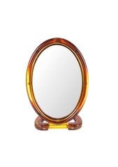Pastatomas rudas veidrodis, 19 x 13 cm kaina ir informacija | Vonios kambario aksesuarai | pigu.lt
