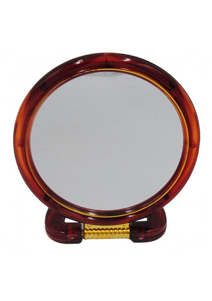 Pastatomas rudas veidrodis, ∅ 15 cm цена и информация | Vonios kambario aksesuarai | pigu.lt
