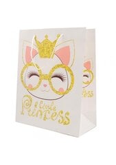 Dovanų maišelis su princese, 32 x 26 cm kaina ir informacija | Dovanų pakavimo priemonės | pigu.lt