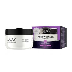 Ночной антивозрастной крем ANti-Wrinkle Olay (50 мл) цена и информация | Кремы для лица | pigu.lt