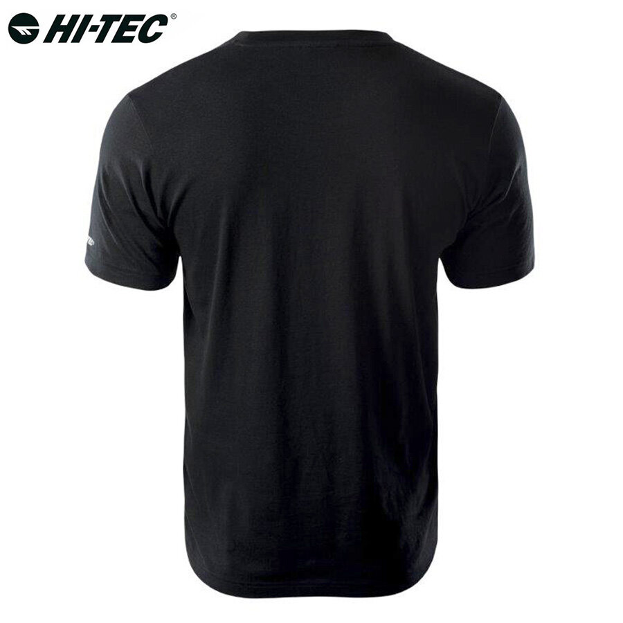 Marškinėliai vyrams Hi-Tec Lore, juodi kaina ir informacija | Vyriški marškinėliai | pigu.lt