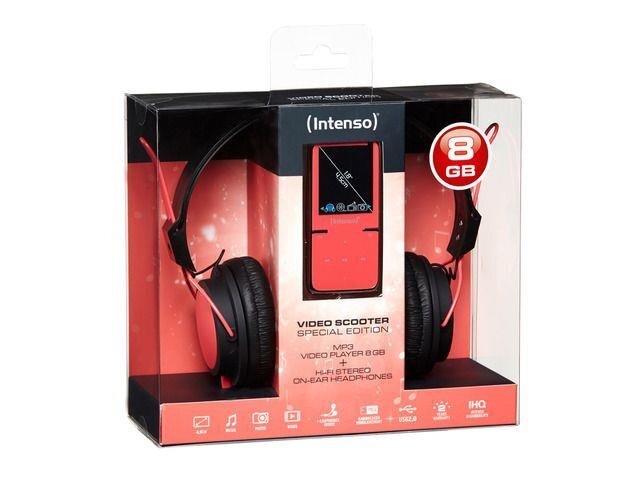 Intenso MP4 player 8GB Video Scooter LCD 1,8'' Pink + Headphones цена и информация | MP3 grotuvai | pigu.lt