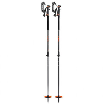 Kalnų slidinėjimo lazdos Leki Helicon Lite, 110-145 cm, juodos kaina ir informacija | Kalnų slidinėjimo lazdos | pigu.lt