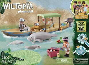 71010 PLAYMOBIL® Wiltopia, путешествие на лодке к Ламантинам цена и информация | Конструкторы и кубики | pigu.lt