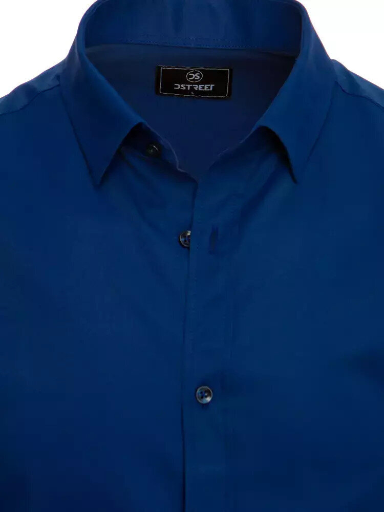 Marškiniai vyrams DX2100-743540, mėlyni kaina ir informacija | Vyriški marškiniai | pigu.lt
