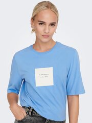 Marškinėliai moterims Only, mėlyna kaina ir informacija | Marškinėliai moterims | pigu.lt