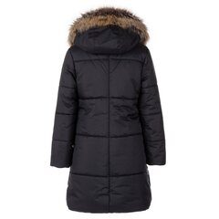 Детское пальто Lenne 250g Doree 22365 B*042, черное, 4741593208379 цена и информация | Куртки, пальто для девочек | pigu.lt