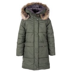 Детское пальто Lenne 250g Doree 22365 B*330, оливковое, 4741593208553 цена и информация | Куртки, пальто для девочек | pigu.lt