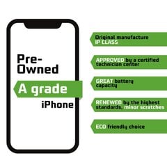 Pre-owned A grade Apple iPhone 11 128GB Black цена и информация | Apple renewd Мобильные телефоны, Фото и Видео | pigu.lt