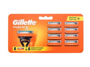 Skutimosi galvutės Gillette Fusion5, 8 vnt. kaina ir informacija | Skutimosi priemonės ir kosmetika | pigu.lt