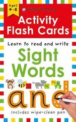Activity Flash Cards Sight Words цена и информация | Книги для малышей | pigu.lt
