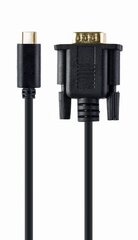 Gembird USB-C/VGA-M, 2 m цена и информация | Кабели и провода | pigu.lt