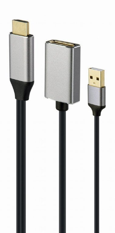 Adapteris Gembird A-HDMIM-DPF-02, DisplayPort – HDMI kaina ir informacija | Adapteriai, USB šakotuvai | pigu.lt