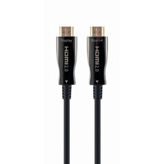 Кабель HDMI GEMBIRD CCBP-HDMI-AOC-50M-02 Чёрный 50 m цена и информация | Кабели и провода | pigu.lt