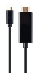 Кабель Gembird USB Type-C Male - HDMI Male 4K@30Hz 2м Черный цена и информация | Адаптеры, USB-разветвители | pigu.lt