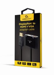 Gembird DisplayPort male - HDMI female цена и информация | Адаптеры, USB-разветвители | pigu.lt