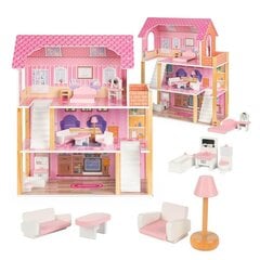 Деревянный кукольный дом Lulilo Tulipo 70cм цена и информация | Игрушки для девочек | pigu.lt