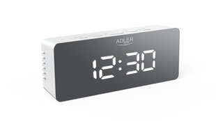 Часы с будильником ADLER AD 1189W  цена и информация | Adler Аудио- и видеоаппаратура | pigu.lt