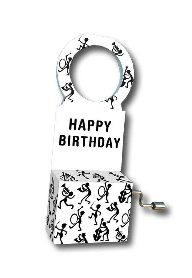 Muzikinė dėžutė buteliui Fridolin "Happy Birthday" kaina ir informacija | Aksesuarai vaikams | pigu.lt