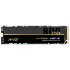 Lexar Professional NM800 PRO, 512GB (LNM800P512G-RNNNG) kaina ir informacija | Vidiniai kietieji diskai (HDD, SSD, Hybrid) | pigu.lt