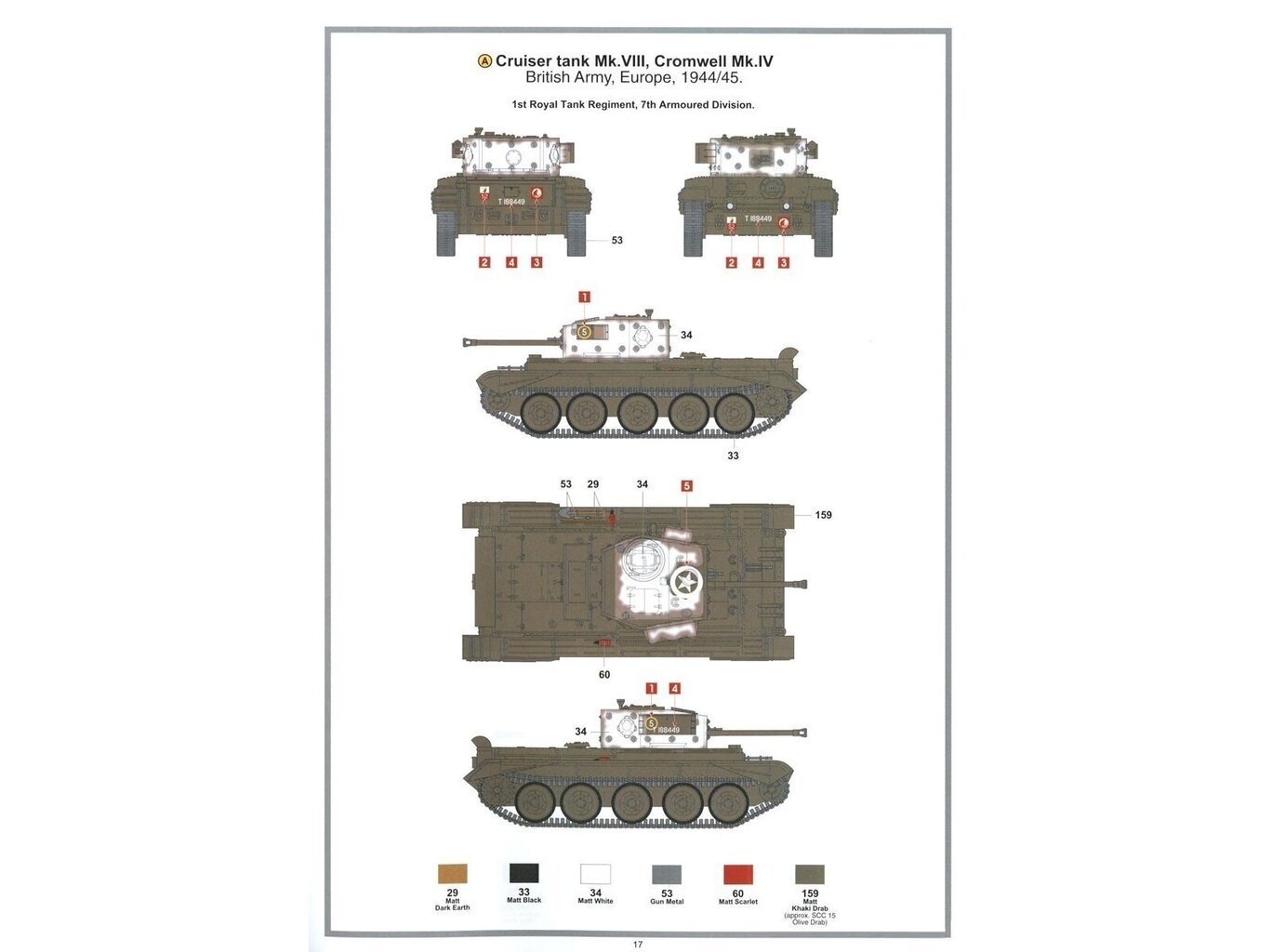 Konstruktorius Airfix - Cromwell Mk.IV, 1/35, A1373 kaina ir informacija | Konstruktoriai ir kaladėlės | pigu.lt