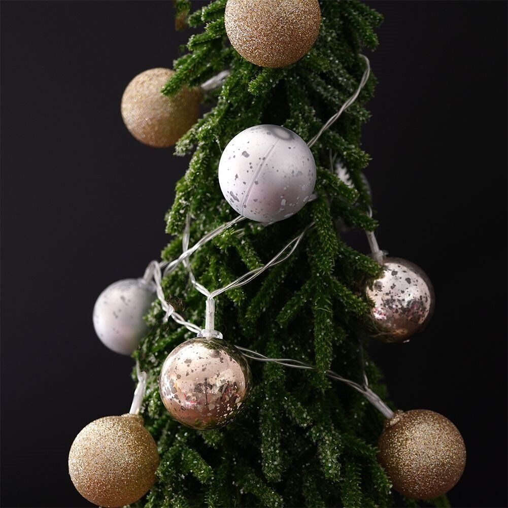 Kalėdinė girlianda Holiday, 10 LED, 30 cm kaina ir informacija | Girliandos | pigu.lt