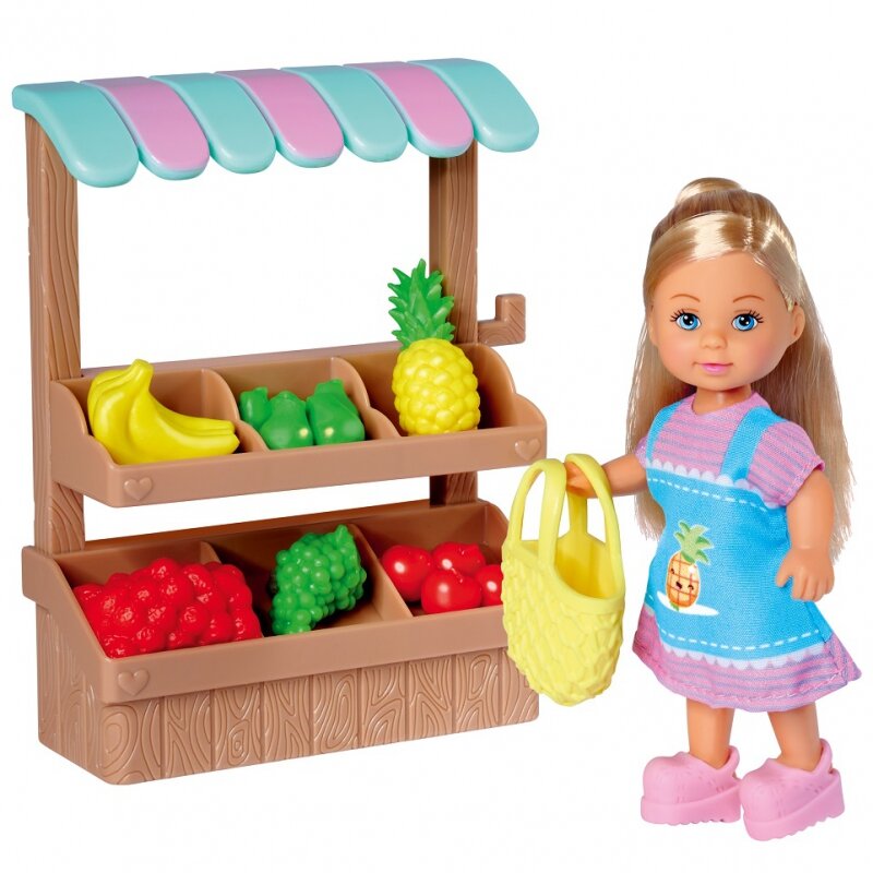 Lėlė Evi apsiperka turguje kaina ir informacija | Žaislai mergaitėms | pigu.lt