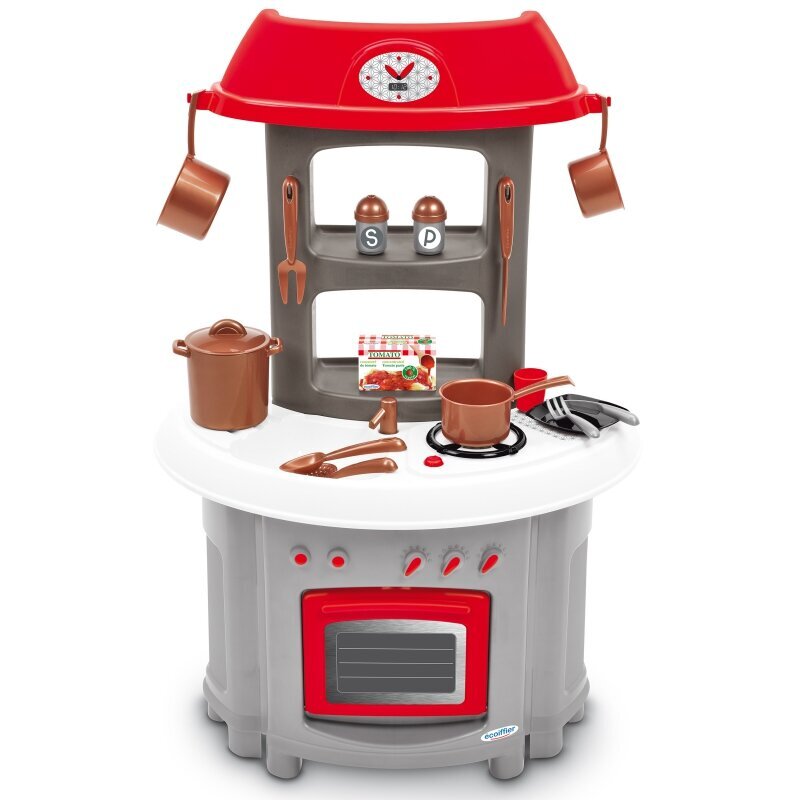 Vaikiška virtuvė Ecoiffier, su virtuvės reikmenimis ir priedais kaina ir informacija | Žaislai mergaitėms | pigu.lt
