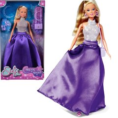 Lėlė Steffi su puošnia violetine suknele kaina ir informacija | Žaislai mergaitėms | pigu.lt