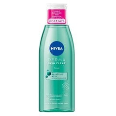 Тоник для лица Nivea Derma Skin Clear, 200 мл цена и информация | Средства для очищения лица | pigu.lt
