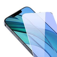 Baseus Tempered Glass Anti-blue light 0.3 мм for iPhone 14|13|13 Pro (2 шт) цена и информация | Защитные пленки для телефонов | pigu.lt
