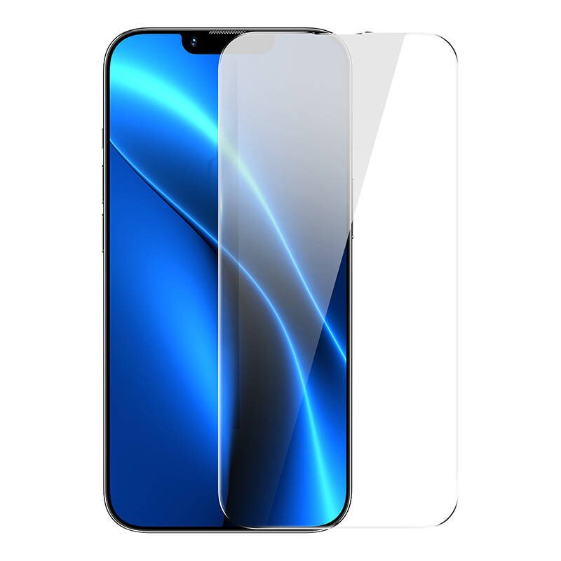 Baseus Crystal iPhone 14 Plus/13 Pro Max kaina ir informacija | Apsauginės plėvelės telefonams | pigu.lt