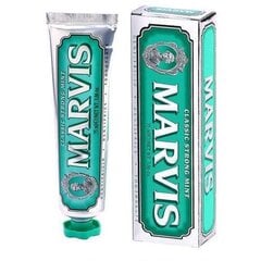 Dantų pasta Marvis Toothpaste Classic Strong Mint 25 ml kaina ir informacija | Dantų šepetėliai, pastos | pigu.lt