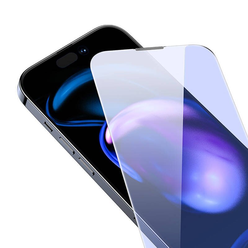 Baseus Crystal iPhone 14 Pro Max kaina ir informacija | Apsauginės plėvelės telefonams | pigu.lt