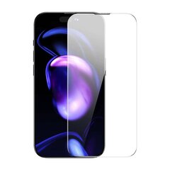 Baseus Crystal Tempered Glass Dust-proof 0.3 мм for iPhone 14 Pro Max (1 шт) цена и информация | Защитные пленки для телефонов | pigu.lt