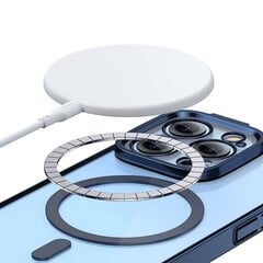 Baseus Glitter Transparent Magnetic Case and Tempered Glass set for iPhone 14 Pro (black) цена и информация | Чехлы для телефонов | pigu.lt