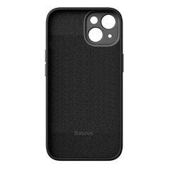 Baseus Liquid Silica Case and Tempered Glass set for iPhone 14 (black) цена и информация | Чехлы для телефонов | pigu.lt