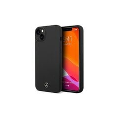 Mercedes iPhone 14 6,1" MEHMP14SSILBK black hardSilicone Line Magsafe цена и информация | Чехлы для телефонов | pigu.lt