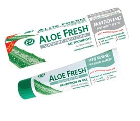 Отбеливающая зубная паста ESI Aloe Fresh Whitening, 100 мл цена и информация | Зубные щетки, пасты | pigu.lt