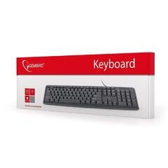 Gembird KB-U-103-RU Standard, Wired, Keyboard layout EN цена и информация | Клавиатуры | pigu.lt