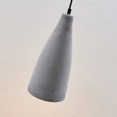 Подвесной светильник Sanne из бетона в индустриальном стиле цена и информация | Люстры | pigu.lt