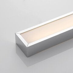 Lindby Layan Светодиодный настенный светильник для ванной комнаты, хром, 90 см цена и информация | Потолочные светильники | pigu.lt