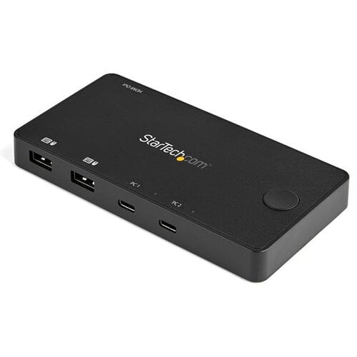 2 PORT USB C KVM JUNGIKLIS – HDMI kaina ir informacija | Komutatoriai (Switch) | pigu.lt