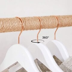 Набор деревянных вешалок для одежды SONGMICS, 20 шт. цена и информация | Вешалки и мешки для одежды | pigu.lt