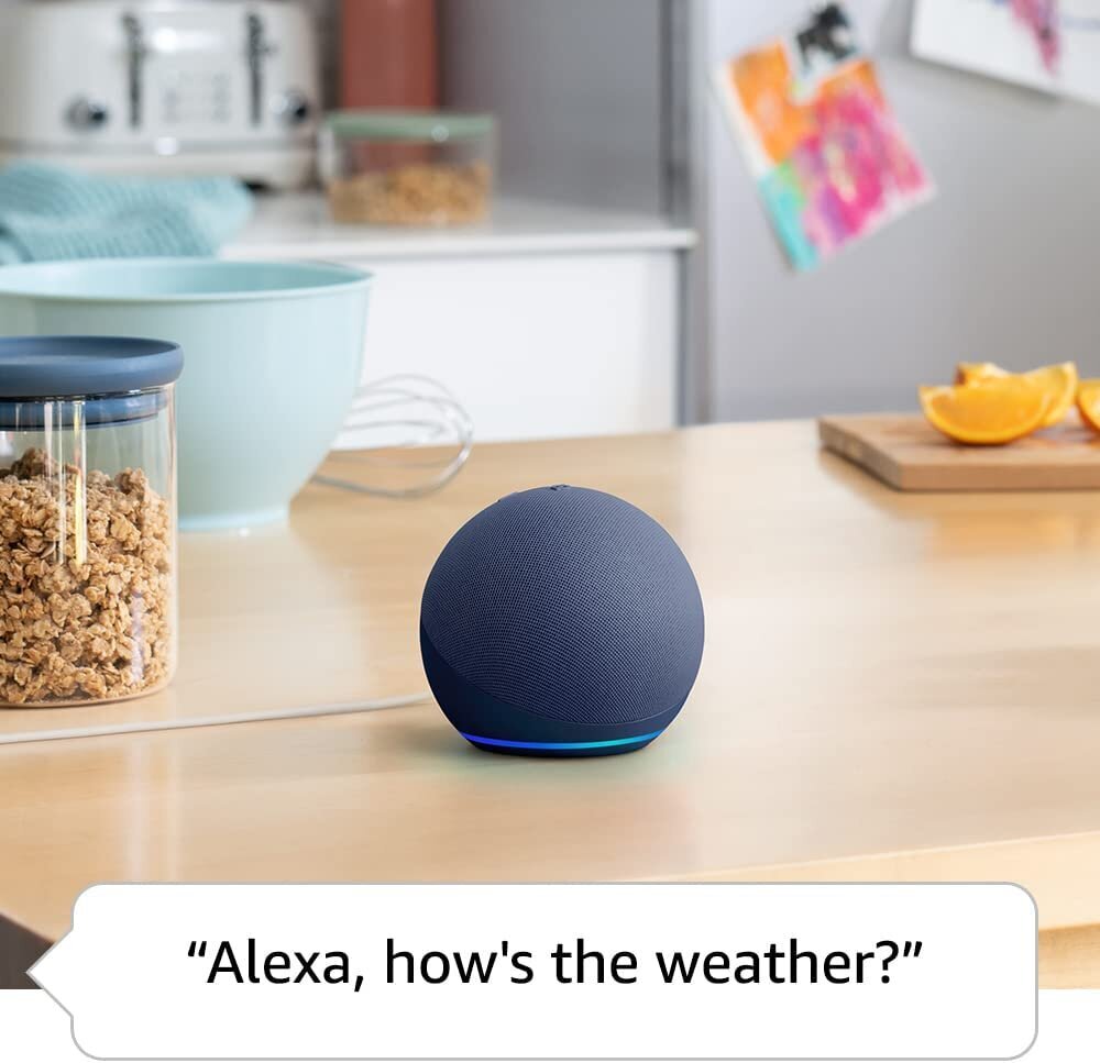 Amazon Echo Dot 5, mėlyna kaina ir informacija | Garso kolonėlės | pigu.lt
