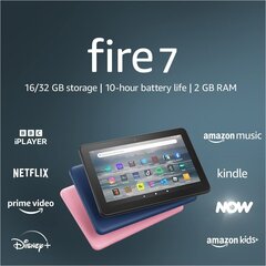 Plančetinis kompiuteris Amazon Fire 7 16gb 2022 Black kaina ir informacija | Planšetiniai kompiuteriai | pigu.lt