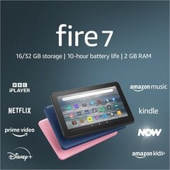 Планшет Amazon Fire 7 32ГБ 2022, черный цена и информация | Планшеты | pigu.lt