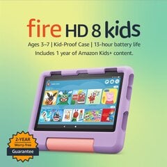 Планшет Amazon Fire HD 8 Kids 32ГБ, фиолетовый цена и информация | Планшеты | pigu.lt